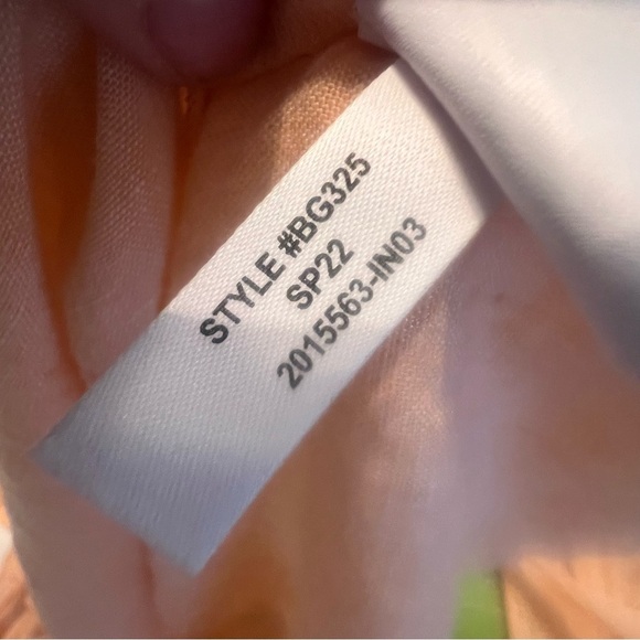 J.Crew Tie-shoulder Linen Tank Top Size L peach pink -Summer Boho Vacation Beach - Picture 7 of 7